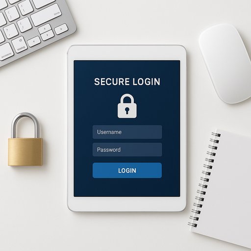 X999 account verification screen on tablet