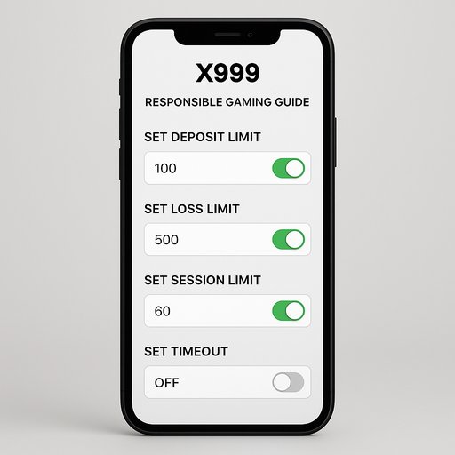 X999 safety controls settings interface