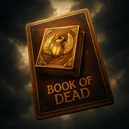X999 Book of Dead card